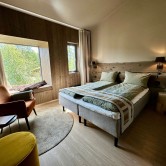 Standard room with window seat.